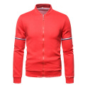 Hot British ribbon decoration stand collar men's jacket slim casual jacket